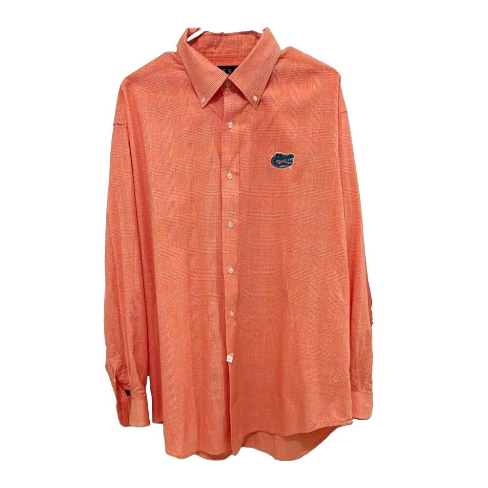 Vesi Sportswear Florida Gators Men's XL Orange SEC Football Button Down Shirt